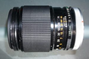 Canon S.C. FD 135mm f2.5 classic lens