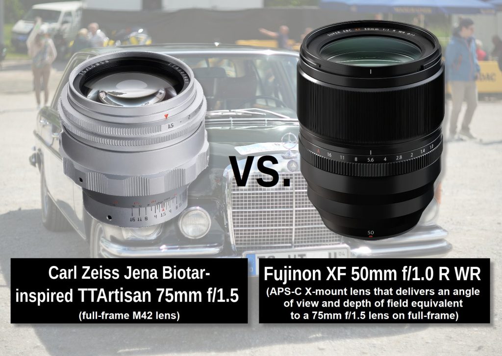 Carl Zeiss Biotar 75mm f1.5 inspired TTArtisan lens