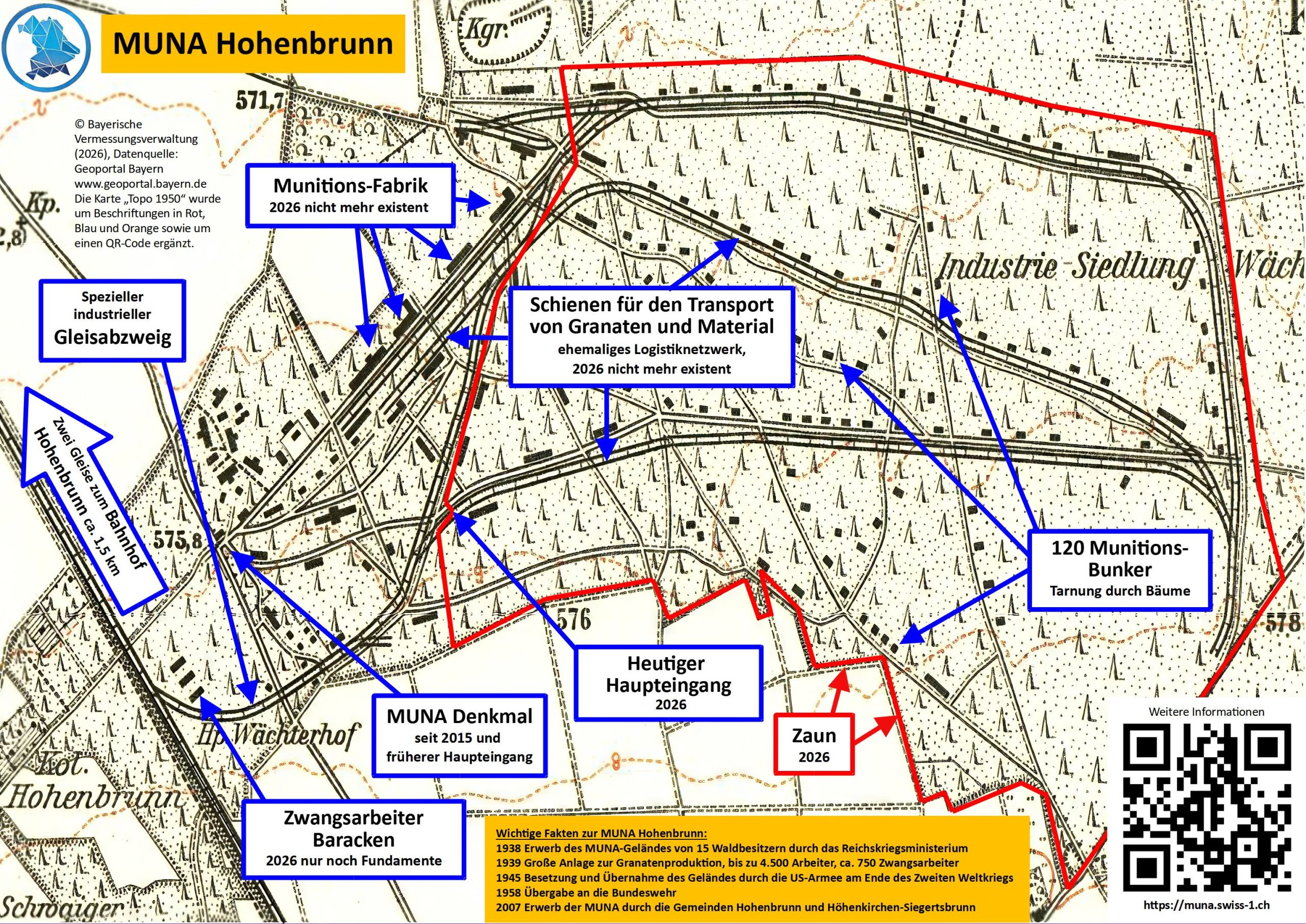 MUNA Hohenbrunn Übersicht - Karte MUNA Hohenbrunn Übersicht - Karte