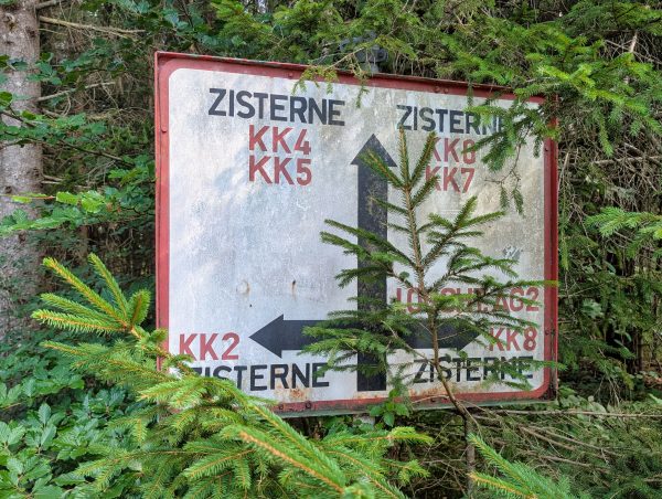 MUNA Cistern sign