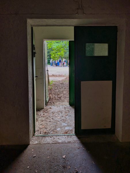 MUNA Look from inside the bunker to outside