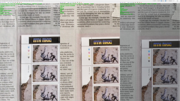 A0 Photo Smartphones vs full-frame camera 230mm CORNER