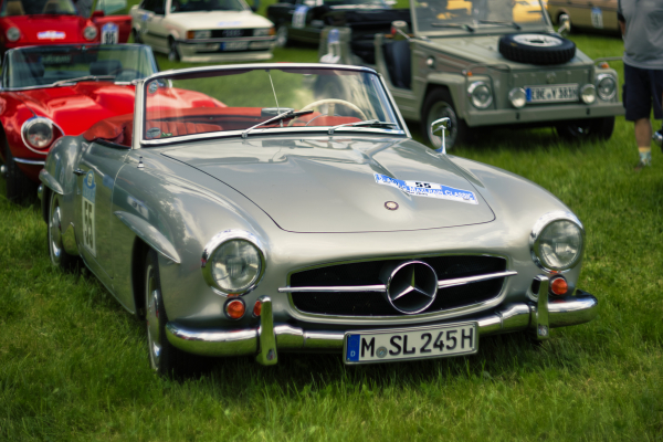 Biotar-inspired TTArtisan 75mm f1.5 A7C03478, the Mercedes-Benz 190 SL was produced from 1955 to 1963 