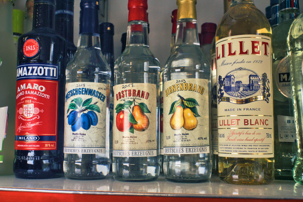 Regionales Produkt Spirituosen